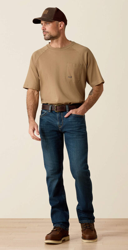 Rebar M7 DuraStretch Edge Stackable Straight Leg Jean Full